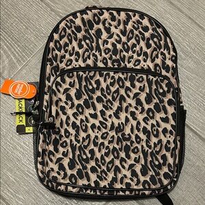 Wonder Nation Black and Leopard Backpack